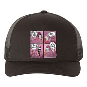 Very Demure Very Minful Very Scary Meme Halloween Yupoong Adult 5-Panel Trucker Hat