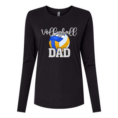 Volleyball Dad Vintage Volleyball Family Matching Great Gift Womens Cotton Relaxed Long Sleeve T-Shirt