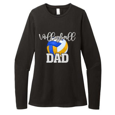 Volleyball Dad Vintage Volleyball Family Matching Great Gift Womens CVC Long Sleeve Shirt