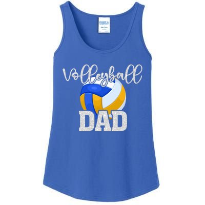 Volleyball Dad Vintage Volleyball Family Matching Great Gift Ladies Essential Tank