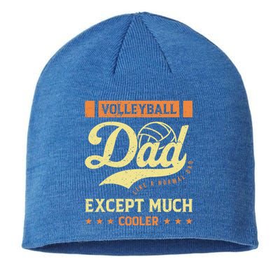 Volleyball Dad Volleyball Cute Gift For The Supportive Dad Great Gift Sustainable Beanie