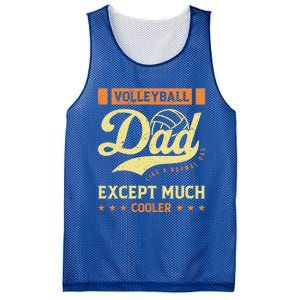 Volleyball Dad Volleyball Cute Gift For The Supportive Dad Great Gift Mesh Reversible Basketball Jersey Tank