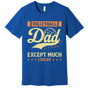 Volleyball Dad Volleyball Cute Gift For The Supportive Dad Great Gift Premium T-Shirt