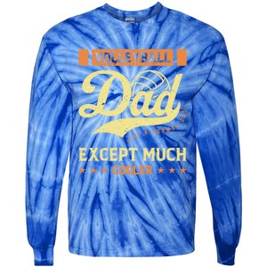 Volleyball Dad Volleyball Cute Gift For The Supportive Dad Great Gift Tie-Dye Long Sleeve Shirt