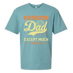 Volleyball Dad Volleyball Cute Gift For The Supportive Dad Great Gift Sueded Cloud Jersey T-Shirt