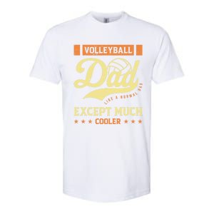 Volleyball Dad Volleyball Cute Gift For The Supportive Dad Great Gift Softstyle CVC T-Shirt