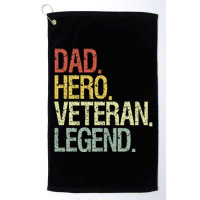 Veteran Dad Platinum Collection Golf Towel