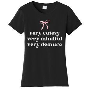 Very Demure Very Mindful Very Cutesy Women's T-Shirt