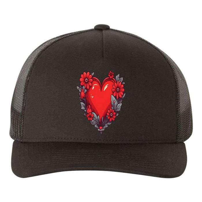 Valentines Day Yupoong Adult 5-Panel Trucker Hat