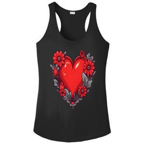 Valentines Day Ladies PosiCharge Competitor Racerback Tank