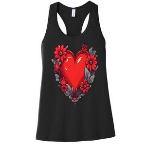 Valentines Day Women's Racerback Tank