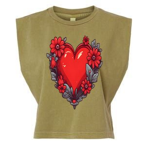 Valentines Day Garment-Dyed Women's Muscle Tee