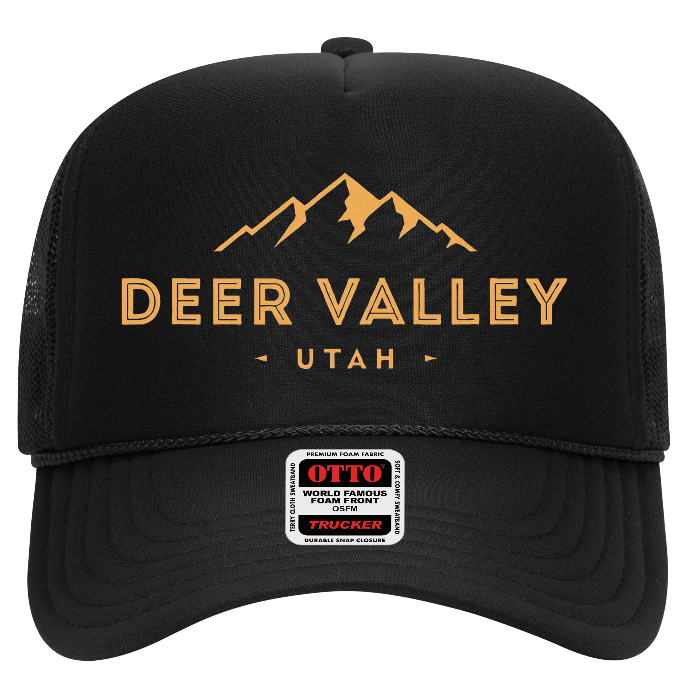 Vintage Deer Valley Ut Retro Mountain Utah Souvenir Hat