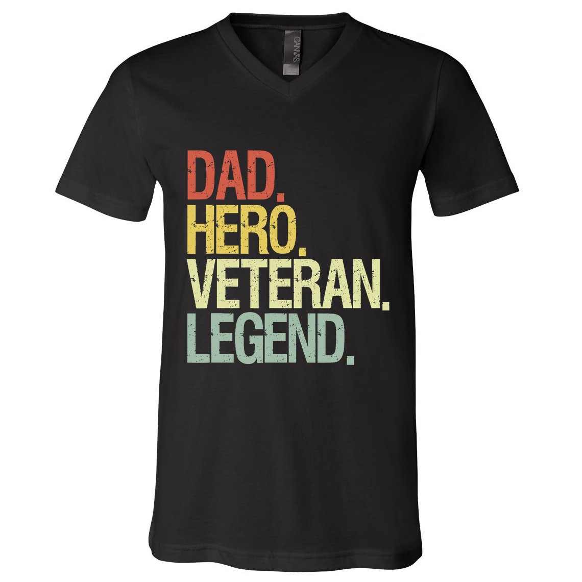 Veteran Dad V-Neck T-Shirt