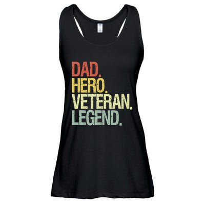 Veteran Dad Ladies Essential Flowy Tank