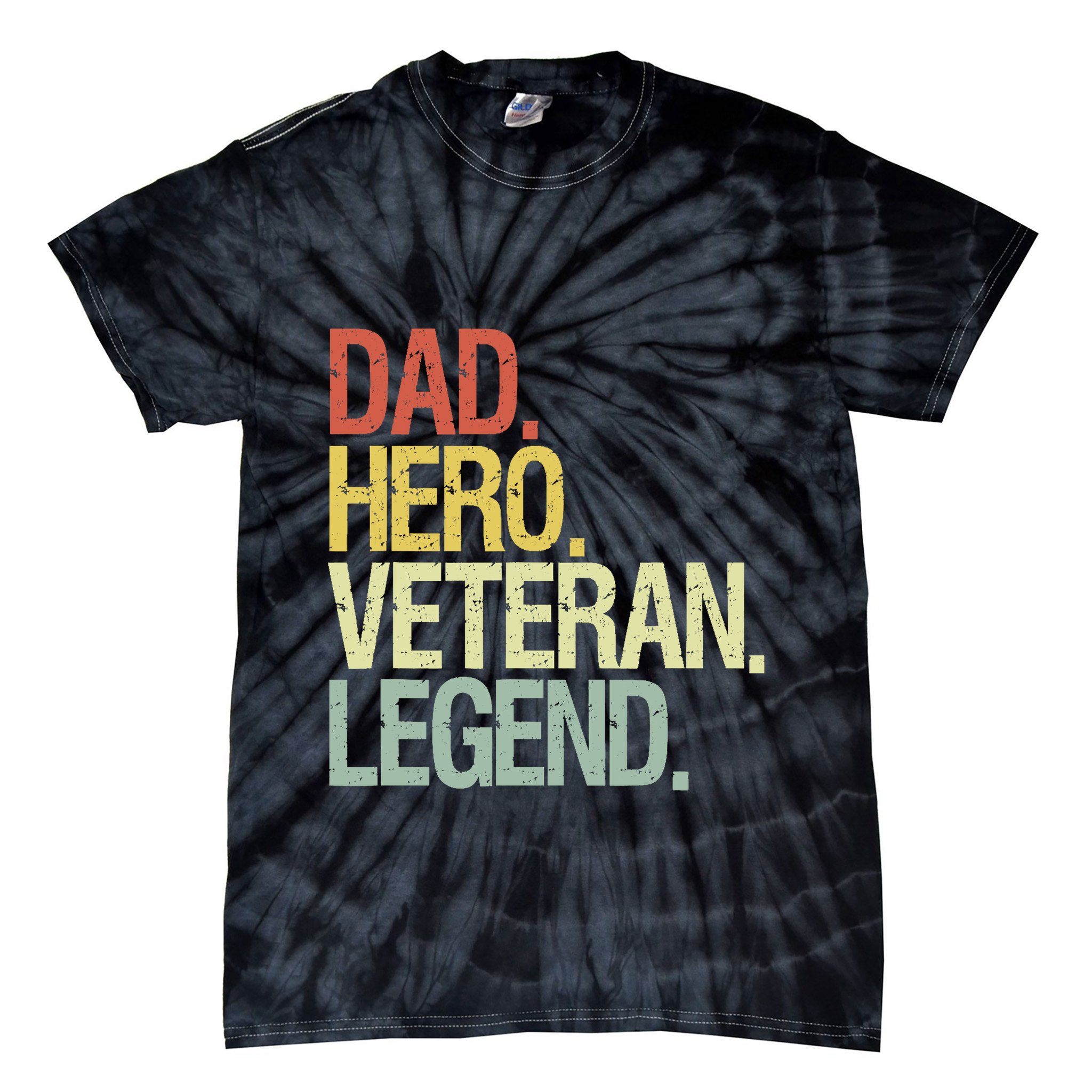 Veteran Dad Tie-Dye T-Shirt