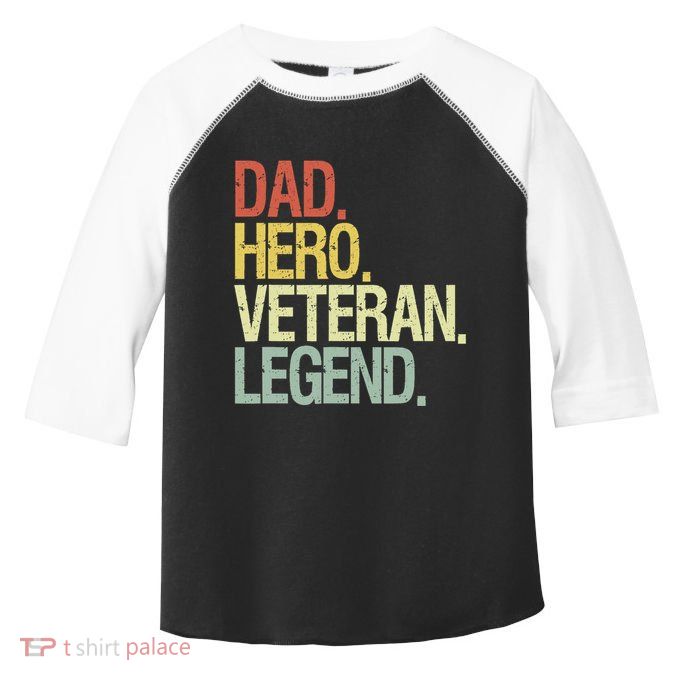 Veteran Dad Toddler Fine Jersey T-Shirt
