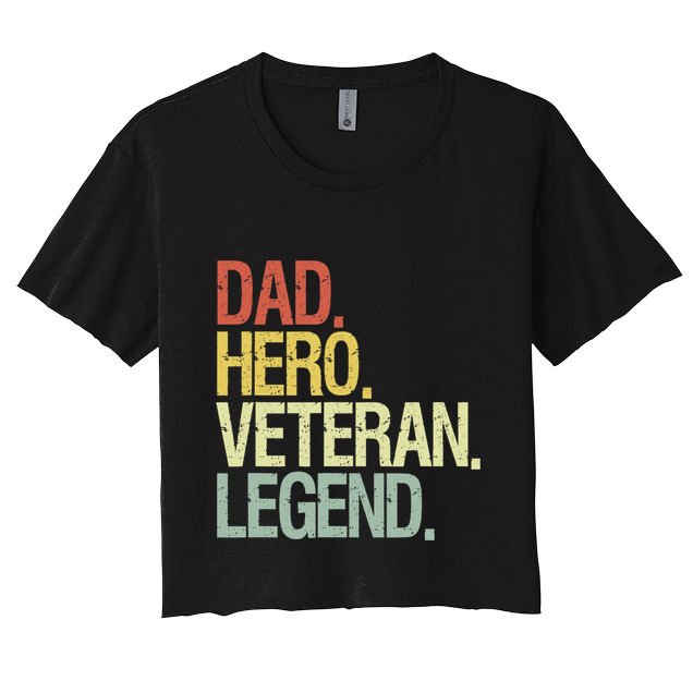 Veteran Dad Crop Top