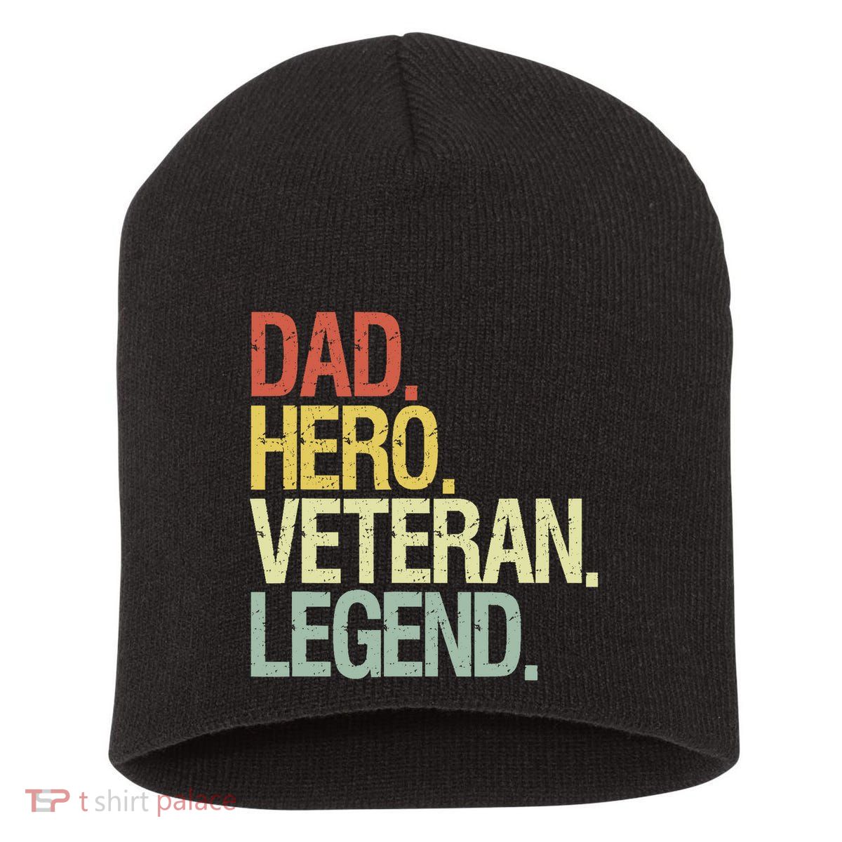 Veteran Dad Short Acrylic Beanie