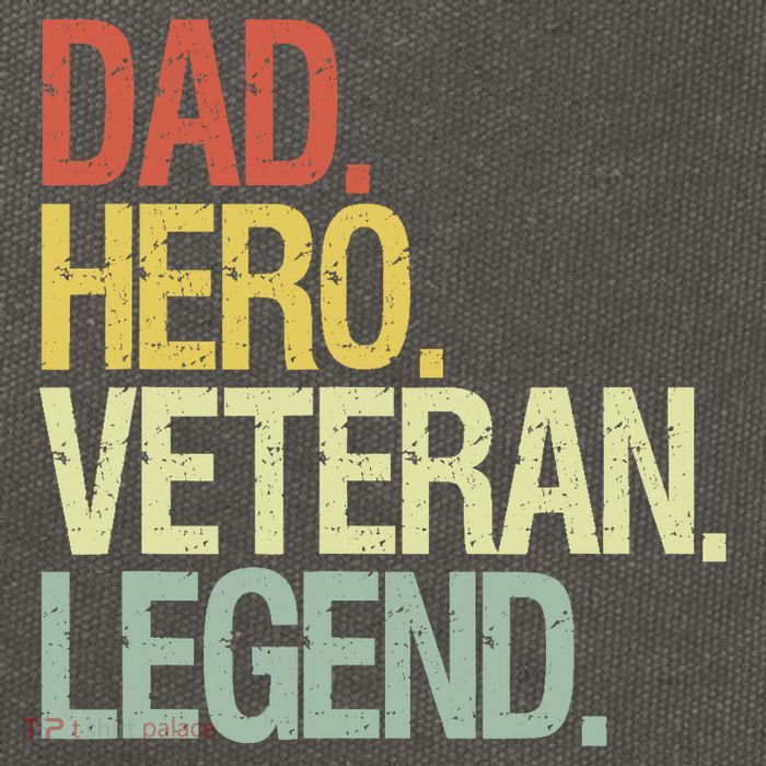 Veteran Dad Cotton Canvas Backpack