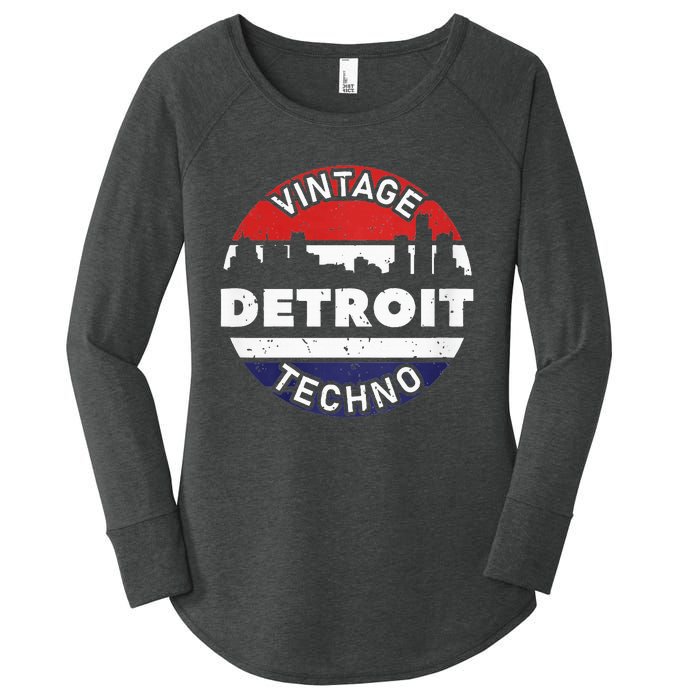 Vintage Detroit Women's Perfect Tri Tunic Long Sleeve Shirt