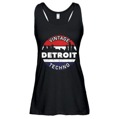 Vintage Detroit Ladies Essential Flowy Tank