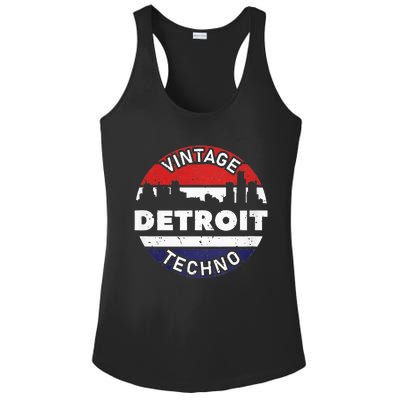 Vintage Detroit Ladies PosiCharge Competitor Racerback Tank