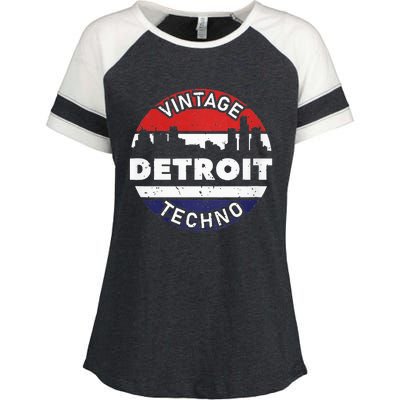 Vintage Detroit Enza Ladies Jersey Colorblock Tee