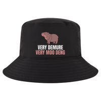 Very Demure Very Moo Deng Pygmy Baby Hippo Mu Deng Cool Comfort Performance Bucket Hat