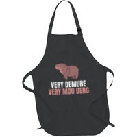 Very Demure Very Moo Deng Pygmy Baby Hippo Mu Deng Apron