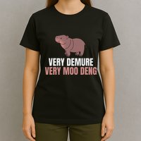 Very Demure Very Moo Deng Pygmy Baby Hippo Mu Deng T-Shirt