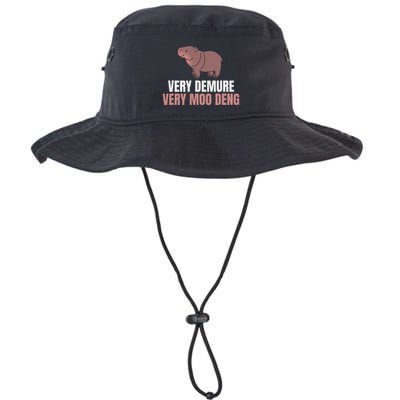 Very Demure Very Moo Deng Pygmy Baby Hippo Mu Deng Bucket Hat