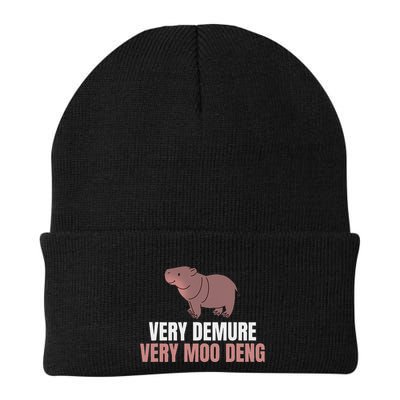 Very Demure Very Moo Deng Pygmy Baby Hippo Mu Deng Beanie