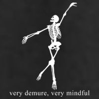 Very Demure Very Mindful Funny Skeleton Beanie