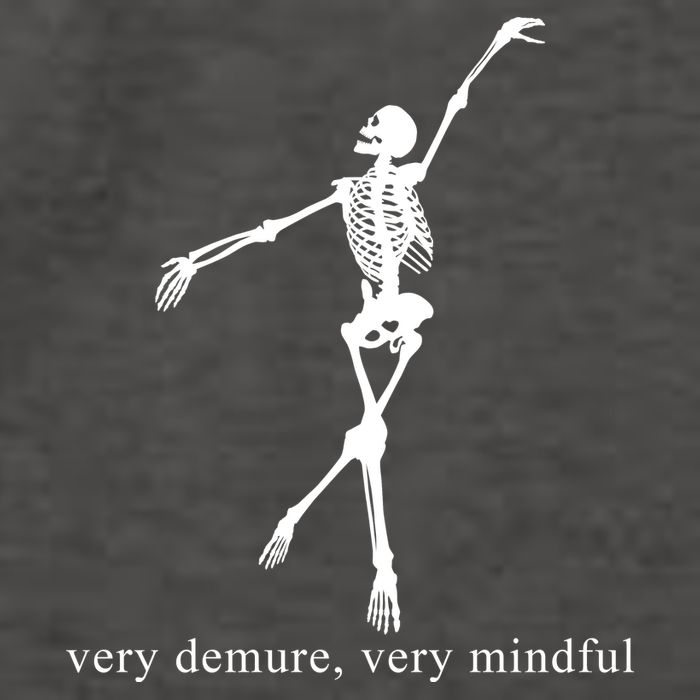 Very Demure Very Mindful Funny Skeleton Vector Backpack