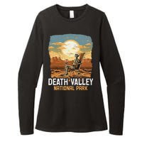 Vintage Death Valley National Park California Desert Hiking Womens CVC Long Sleeve Shirt