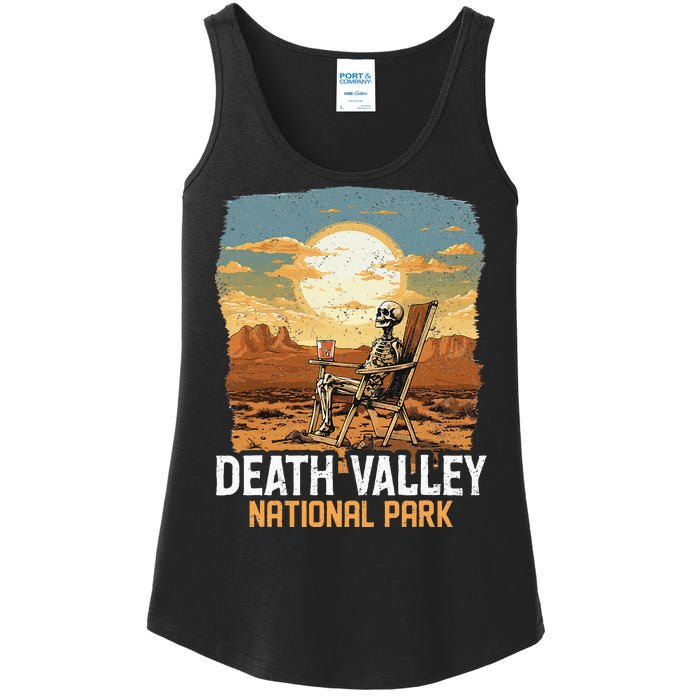 Vintage Death Valley National Park California Desert Hiking Ladies Essential Tank