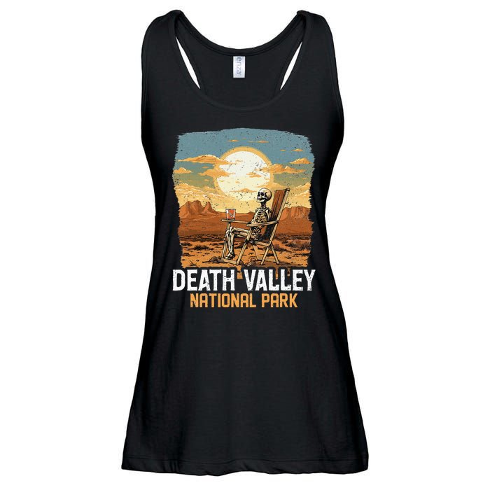 Vintage Death Valley National Park California Desert Hiking Ladies Essential Flowy Tank