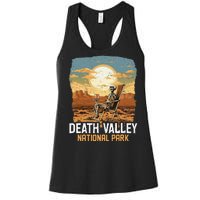 Vintage Death Valley National Park California Desert Hiking Women's Racerback Tank