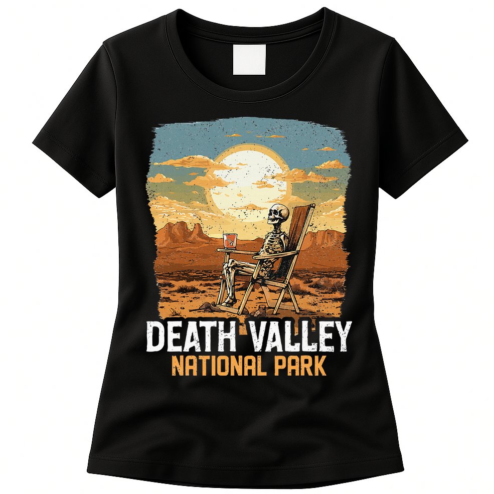 Vintage Death Valley National Park California Desert Hiking Womens T-Shirt