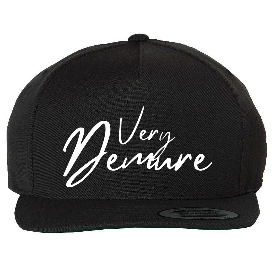 Very Demure Wool Snapback Cap