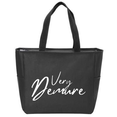 Very Demure Zip Tote Bag