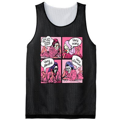 Very Demure Very Mindful Ghost Costume Mesh Reversible Basketball Jersey Tank