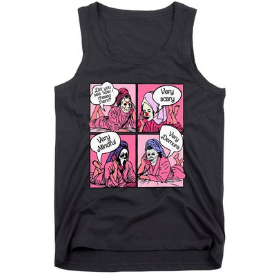 Very Demure Very Mindful Ghost Costume Tank Top