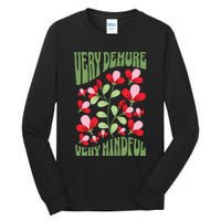 Very Demure Very Cutesy Very Mindful Funny Gen Z Trend Tall Long Sleeve T-Shirt