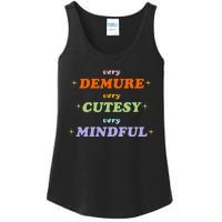 Very Demure Very Cutesy Very Mindful Ladies Essential Tank