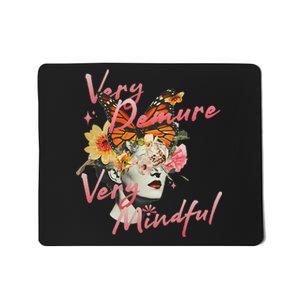 Very Demure Very Mindful Funny Gen Z Trend Mousepad