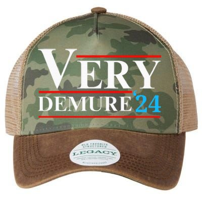 Very Demure Very Mindful Very Cutesy Trending 2024 Legacy Tie Dye Trucker Hat