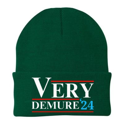 Very Demure Very Mindful Very Cutesy Trending 2024 Knit Cap Winter Beanie