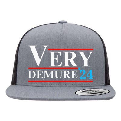 Very Demure Very Mindful Very Cutesy Trending 2024 Flat Bill Trucker Hat